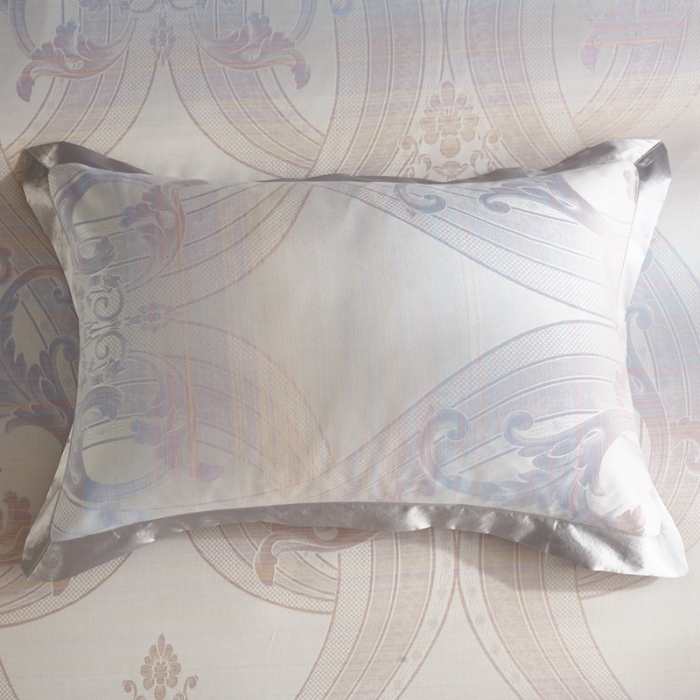 91家纺网 家纺一手货源 找家纺 威克凯丽2023新款重磅七彩大提花纯竹纤维软凉席三件套柏尔曼