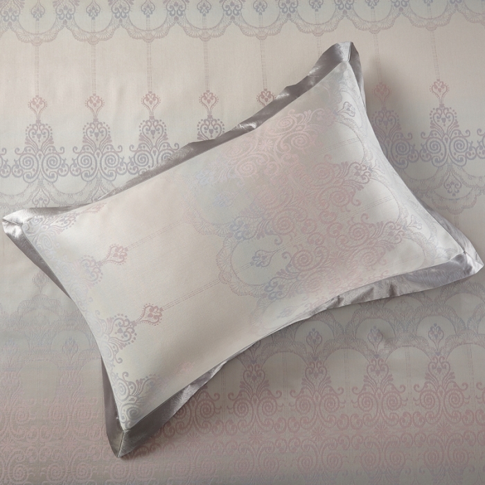 91家纺网 家纺一手货源 找家纺 威克凯丽2023新款重磅七彩大提花纯竹纤维软凉席三件套芙络斯