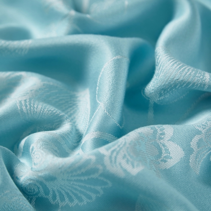 91家纺网 家纺一手货源 找家纺 威克凯丽2022款重磅七彩大提花纯竹纤维软凉席三件套尼桑-绿