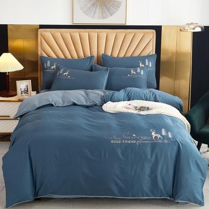 91家纺网 家纺一手货源 找家纺 （总）金窝窝家纺 2024新款纯棉绣花四件套