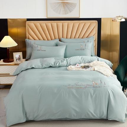 91家纺网 家纺一手货源 找家纺 （总）金窝窝家纺 2024新款纯棉绣花四件套