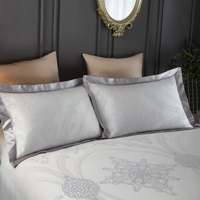 91家纺网 家纺一手货源 找家纺 威克凯丽2023新款重磅七彩大提花纯竹纤维软凉席三件套佩霖卡