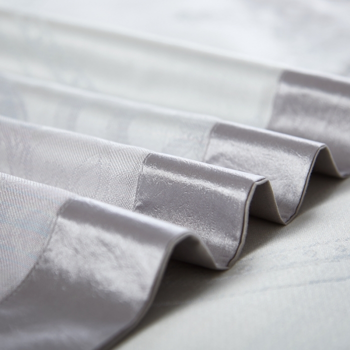 91家纺网 家纺一手货源 找家纺 威克凯丽2023新款重磅七彩大提花纯竹纤维软凉席三件套佩霖卡