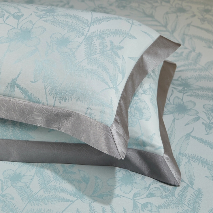 91家纺网 家纺一手货源 找家纺 威克凯丽 2023新款重磅七彩大提花纯竹纤维软凉席三件套叶媚