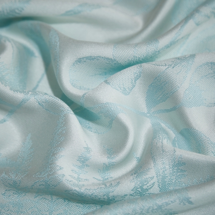 91家纺网 家纺一手货源 找家纺 威克凯丽 2023新款重磅七彩大提花纯竹纤维软凉席三件套叶媚