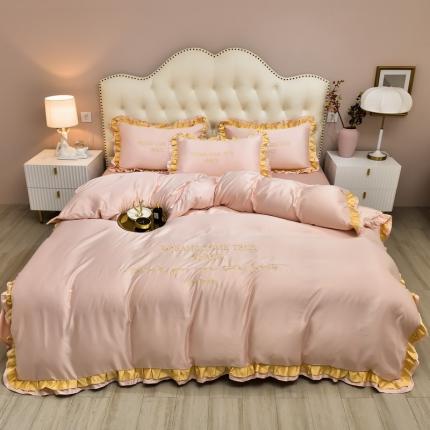 91家纺网 家纺一手货源 找家纺 （总）2021新款水洗真丝四件套诺曼相机图