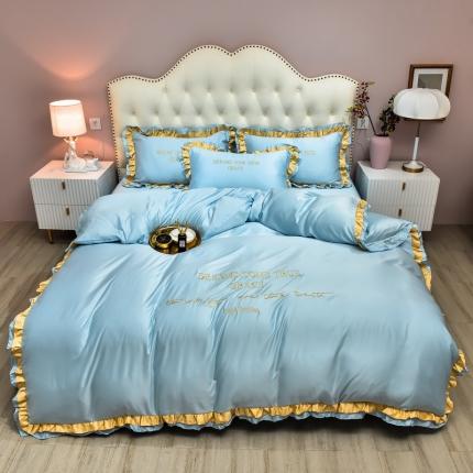 91家纺网 家纺一手货源 找家纺 （总）2021新款水洗真丝四件套诺曼相机图