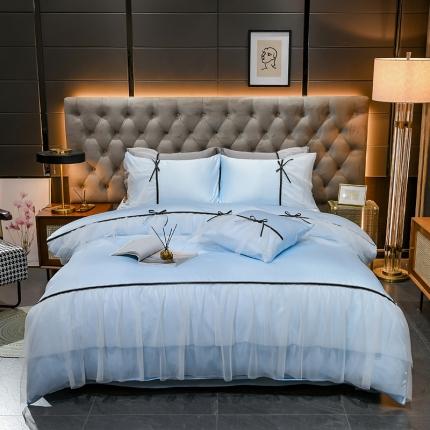 91家纺网 家纺一手货源 找家纺 （总）花香四季 2021水洗真丝双层沙四件套爱莎系列