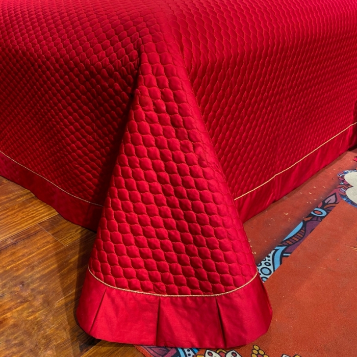 91家纺网 家纺一手货源 找家纺 爱情故事 2024新款婚庆系列 鸳鸯双嬉