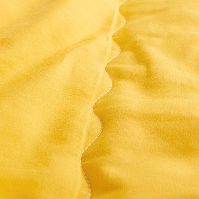 91家纺网 家纺一手货源 找家纺 澳萝拉 2021新款水洗棉夏被 日式-柠檬黄