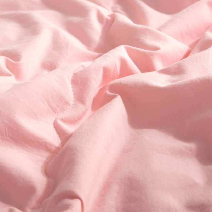 91家纺网 家纺一手货源 找家纺 澳萝拉 2021新款水洗棉夏被 日式-少女粉