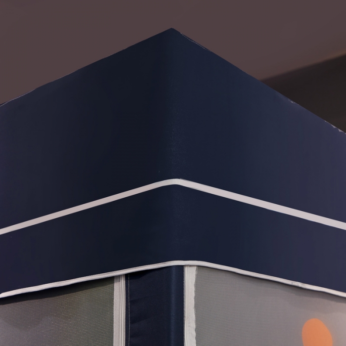 91家纺网 家纺一手货源 找家纺 （总）卓尔居 2022新款可拆卸遮光布帘防尘坐床拉链式蚊帐