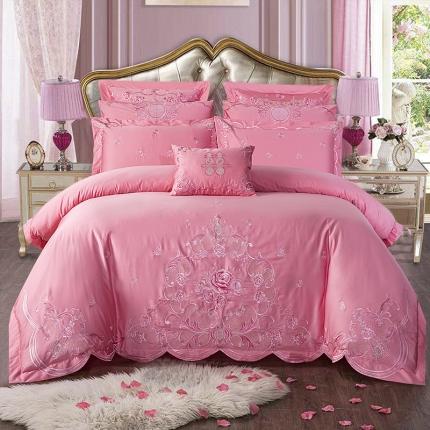 91家纺网 家纺一手货源 找家纺 （总）振翼 2025新款60s长绒棉婚庆四件套多件套