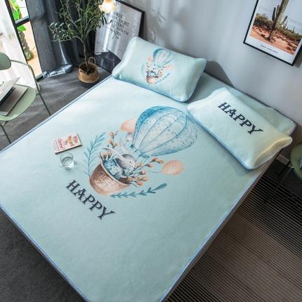 91家纺网 家纺一手货源 找家纺 （总）印季 2021新款数码印花大版冰丝席