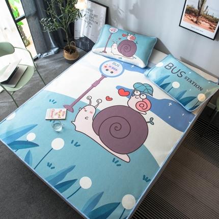 91家纺网 家纺一手货源 找家纺 （总）印季 2021新款数码印花大版冰丝席