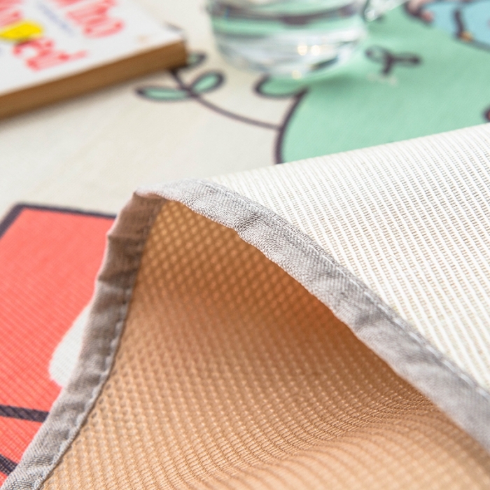 91家纺网 家纺一手货源 找家纺 印季 2021新款数码印花大版冰丝席 快乐森林