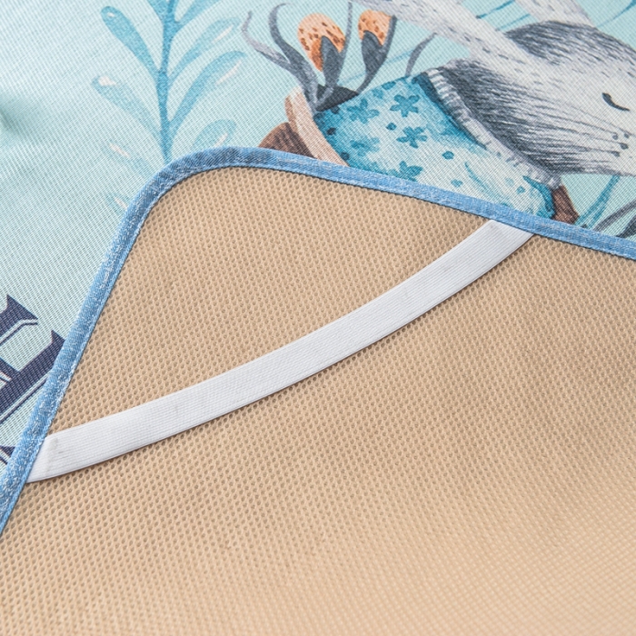 91家纺网 家纺一手货源 找家纺 印季 2021新款数码印花大版冰丝席 气球兔