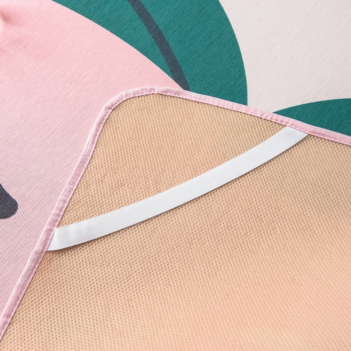 91家纺网 家纺一手货源 找家纺 印季 2021新款数码印花大版冰丝席 水蜜桃