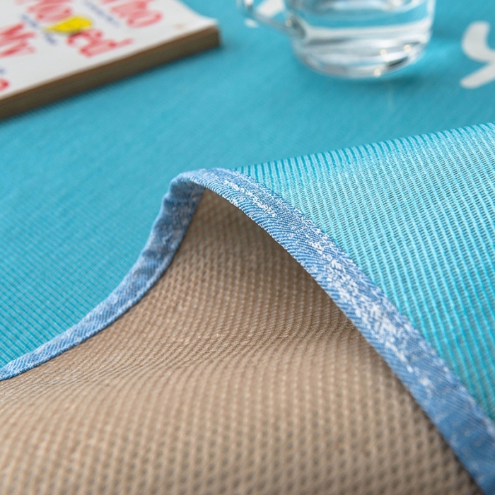 91家纺网 家纺一手货源 找家纺 印季 2021新款数码印花大版冰丝席 太阳花