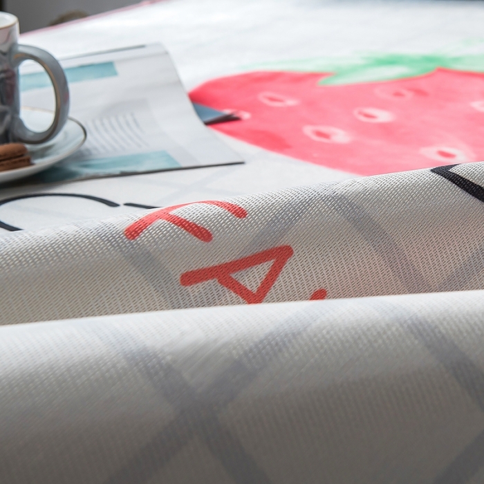 91家纺网 家纺一手货源 找家纺 印季 2021新款数码印花大版冰丝席 甜心草莓