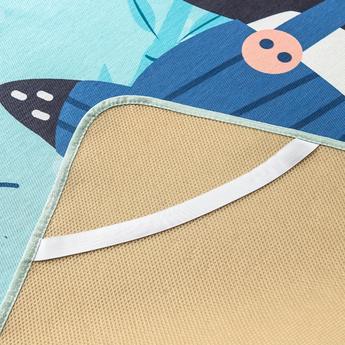 91家纺网 家纺一手货源 找家纺 印季 2021新款数码印花大版冰丝席 熊猫