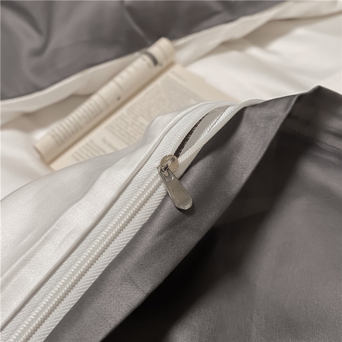 91家纺网 家纺一手货源 找家纺 古吉梦 2021新款水洗棉-S双拼学生三件套 双拼-本白