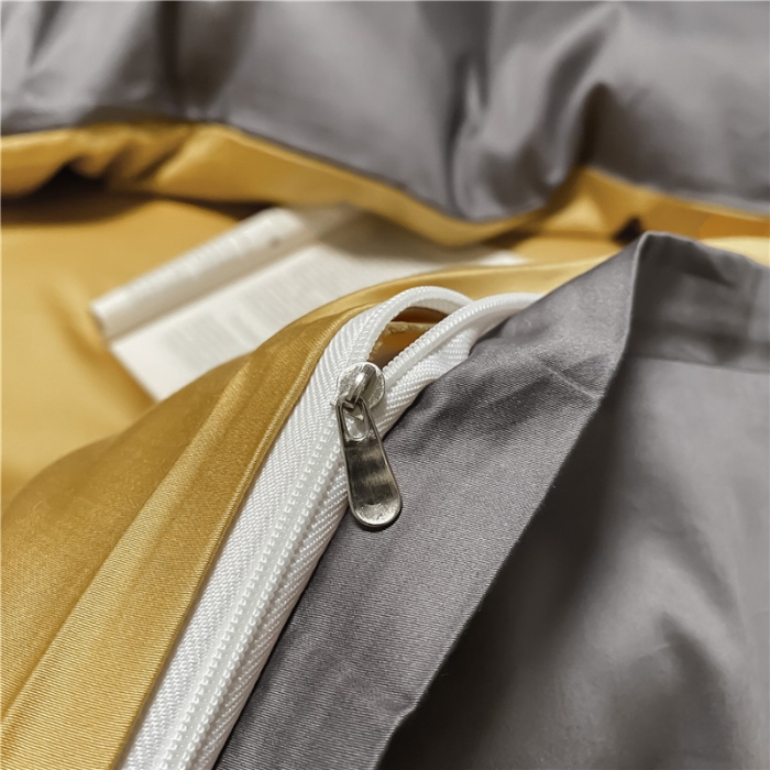 91家纺网 家纺一手货源 找家纺 古吉梦 2021新款水洗棉-S双拼学生三件套 双拼-嫩黄