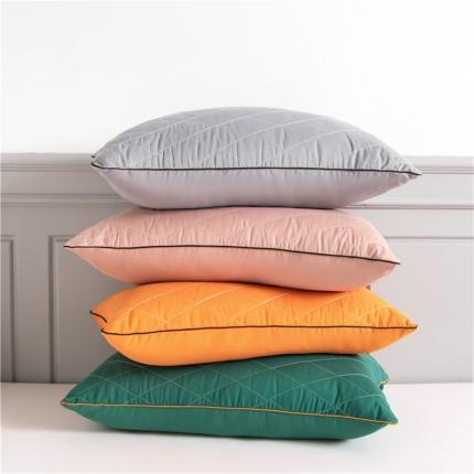 （总）皓雅 2022新款单色绗绣枕头枕芯枕头芯支持定制代发