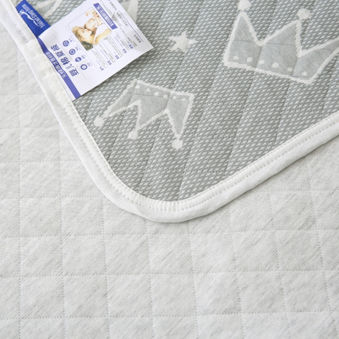 91家纺网 家纺一手货源 找家纺 琪琪阁 2022新款针织棉提花夏被 皇冠-绿