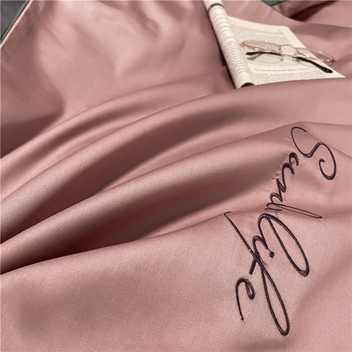 91家纺网 家纺一手货源 找家纺 古吉梦 2021新款水洗棉-S双拼学生三件套 双拼-紫豆沙