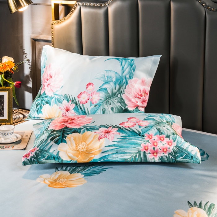 91家纺网 家纺一手货源 找家纺 玖玖爱 2021新款床单款冰丝凉席三件套