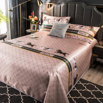 玖玖爱 2021新款床单款冰丝凉席三件套 马不停蹄