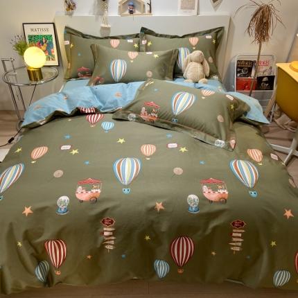 91家纺网 家纺一手货源 找家纺 （总）由丽家纺 铂金臻棉全棉四件套“ 被套放预缩”