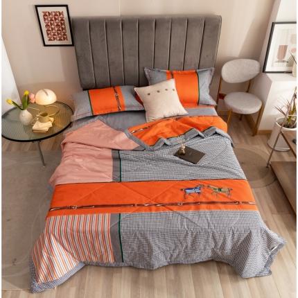 91家纺网 家纺一手货源 找家纺 （总）金爱家 2021新款全棉夏被四件套