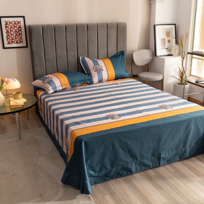 91家纺网 家纺一手货源 找家纺 金爱家 2021新款全棉夏被四件套 摩登