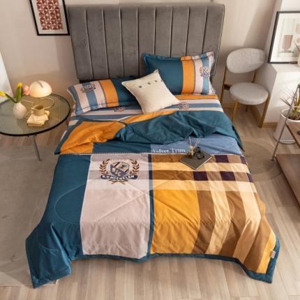 金爱家 2021新款全棉夏被四件套 摩登