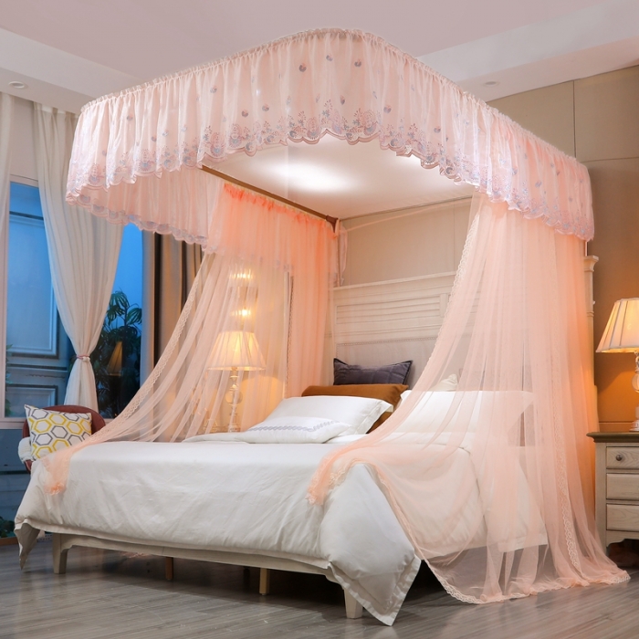 91家纺网 家纺一手货源 找家纺 （总）梦尔佳 2021新款导轨款蚊帐830