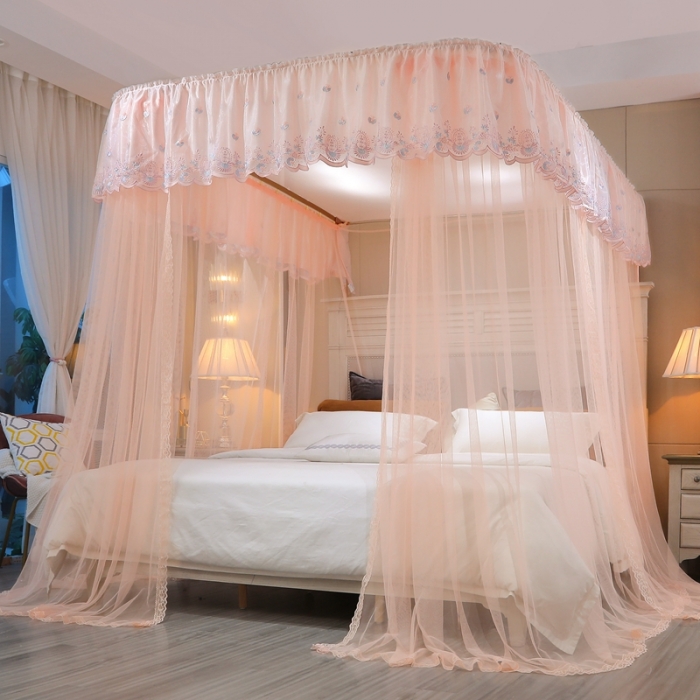 91家纺网 家纺一手货源 找家纺 （总）梦尔佳 2021新款导轨款蚊帐830