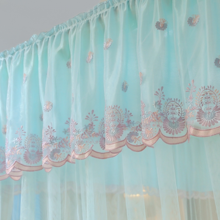 91家纺网 家纺一手货源 找家纺 梦尔佳 2021新款导轨款蚊帐830 淡绿