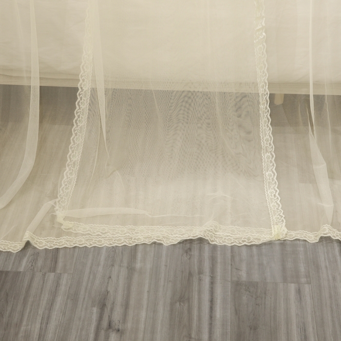 91家纺网 家纺一手货源 找家纺 梦尔佳 2021新款导轨款蚊帐830 米色