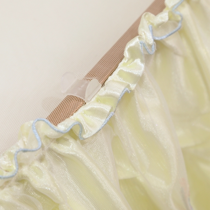 91家纺网 家纺一手货源 找家纺 梦尔佳 2021新款导轨款蚊帐830 米色