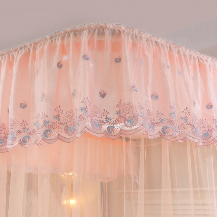 91家纺网 家纺一手货源 找家纺 梦尔佳 2021新款导轨款蚊帐830 玉色