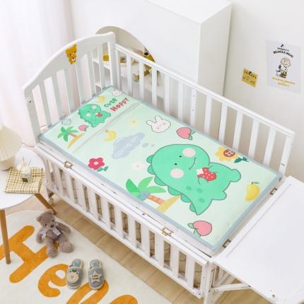 91家纺网 家纺一手货源 找家纺 （总）吉咪兔 2022新款枕席一体儿童加厚冰丝凉席