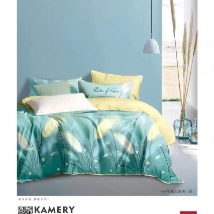 91家纺网 家纺一手货源 找家纺 （总）雲归梦2021全棉大版四件套第二批花卉格调系列