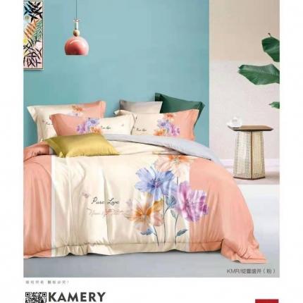 91家纺网 家纺一手货源 找家纺 （总）雲归梦2021全棉大版四件套第二批花卉格调系列