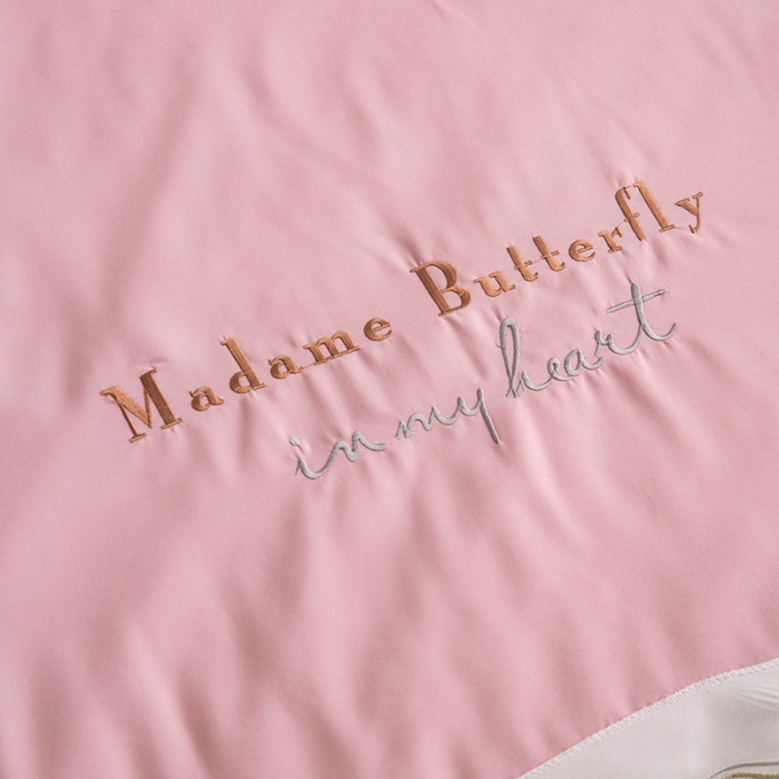 91家纺网 家纺一手货源 找家纺 安妮家居  2021新款法式仙女风水洗刺绣夏被四件套 少女粉