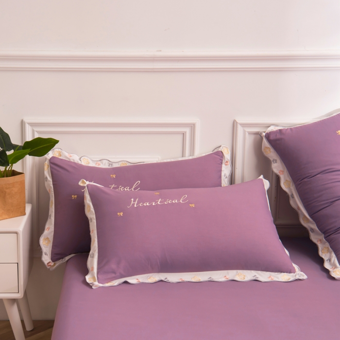 91家纺网 家纺一手货源 找家纺 （总）安妮家居 2021新款泫雅风水洗刺绣夏被四件套