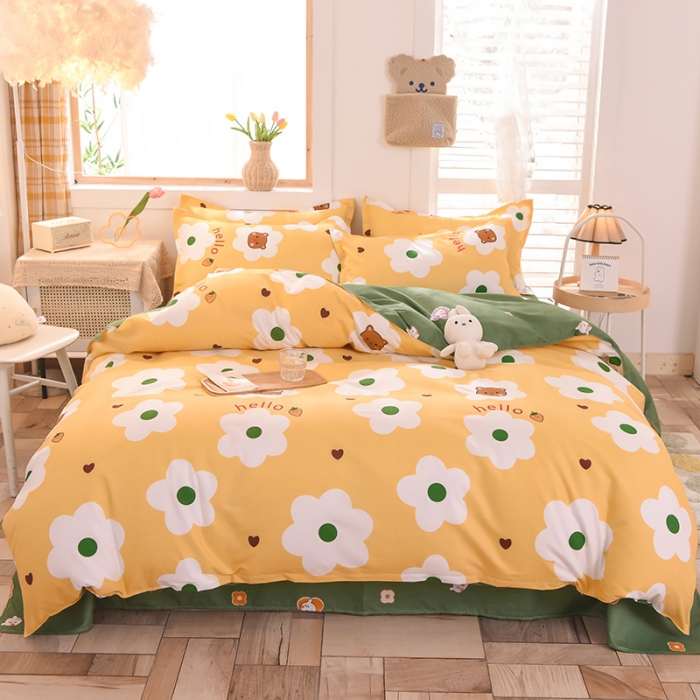 91家纺网 家纺一手货源 找家纺 （总）菲度 2021新款芦荟棉四件套新花型