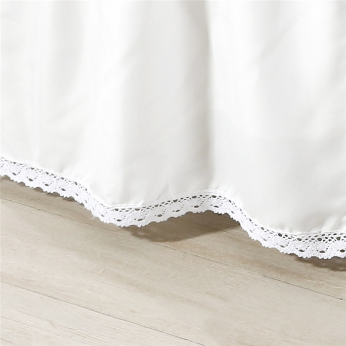 91家纺网 家纺一手货源 找家纺 乐逸 2023新款奥汀系列美容床罩套件 奥汀-白色