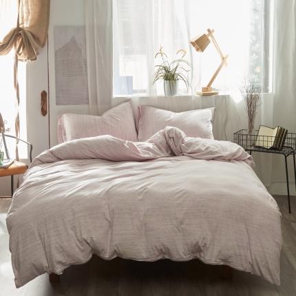 91家纺网 家纺一手货源 找家纺 （总）简煦家居 2025新款全棉针织棉缎彩系列四件套